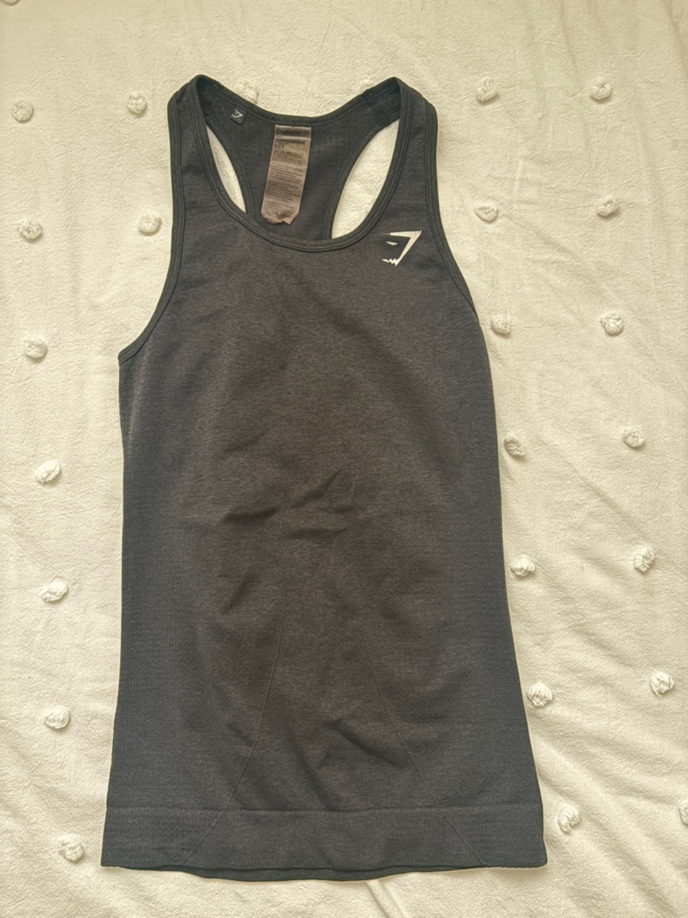 Gymshark Women's Dark Charcoal Racerback Tank Top
